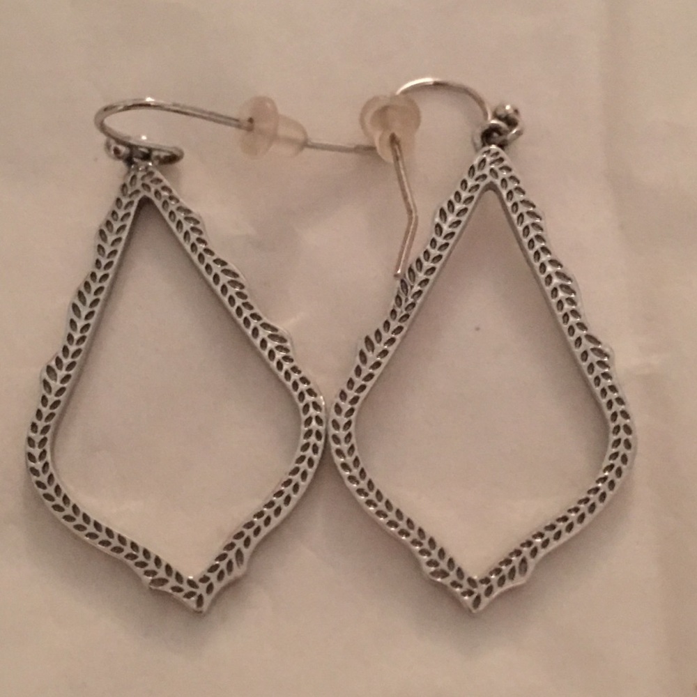 Kendra Scott Sophia Silver Drop Earrings